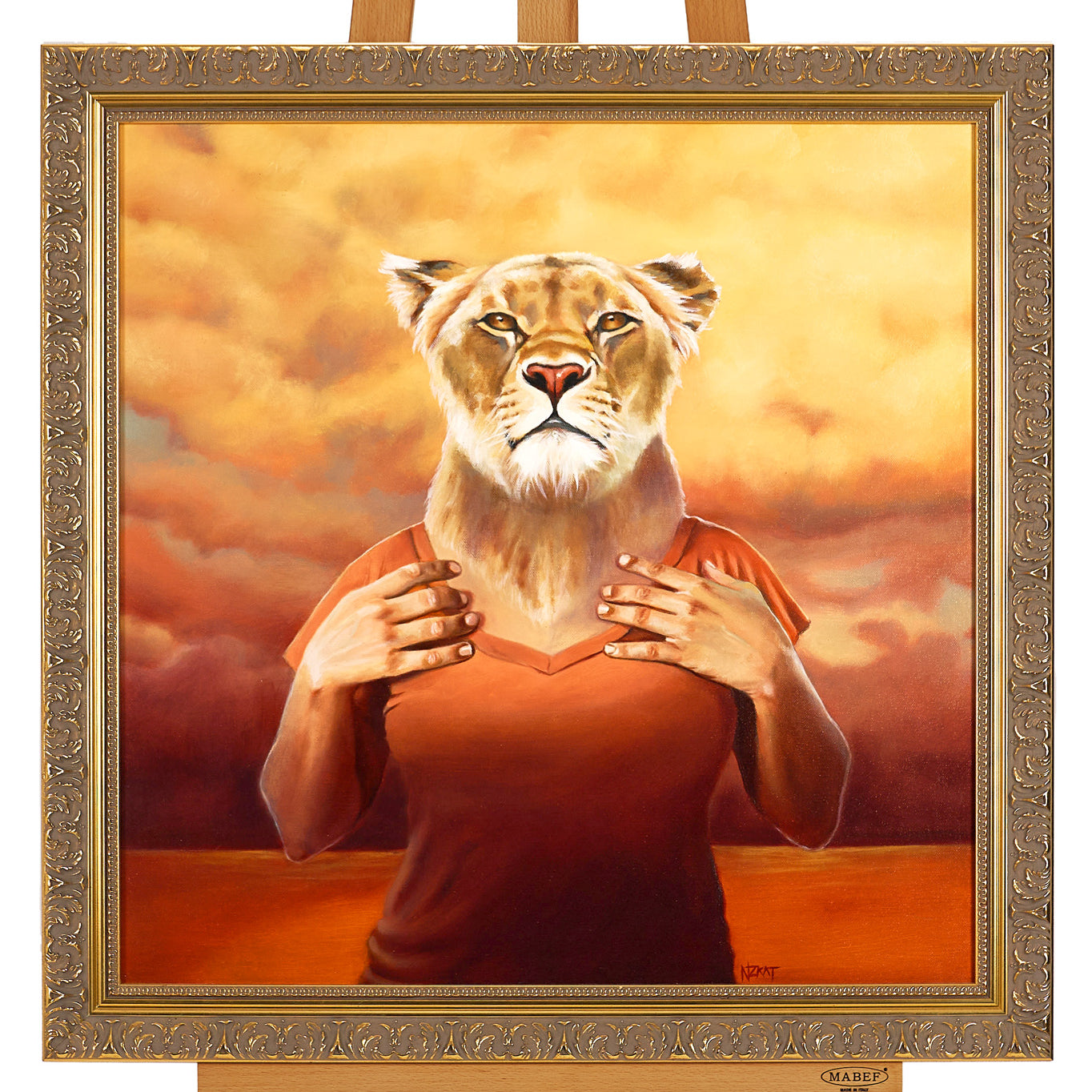 72cm x 72cm by Natasha Zraikat