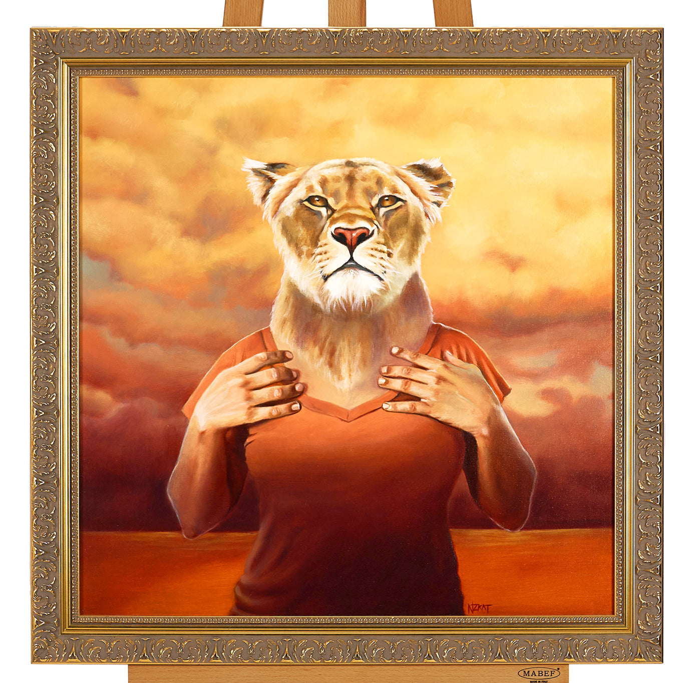 72cm x 72cm by Natasha Zraikat