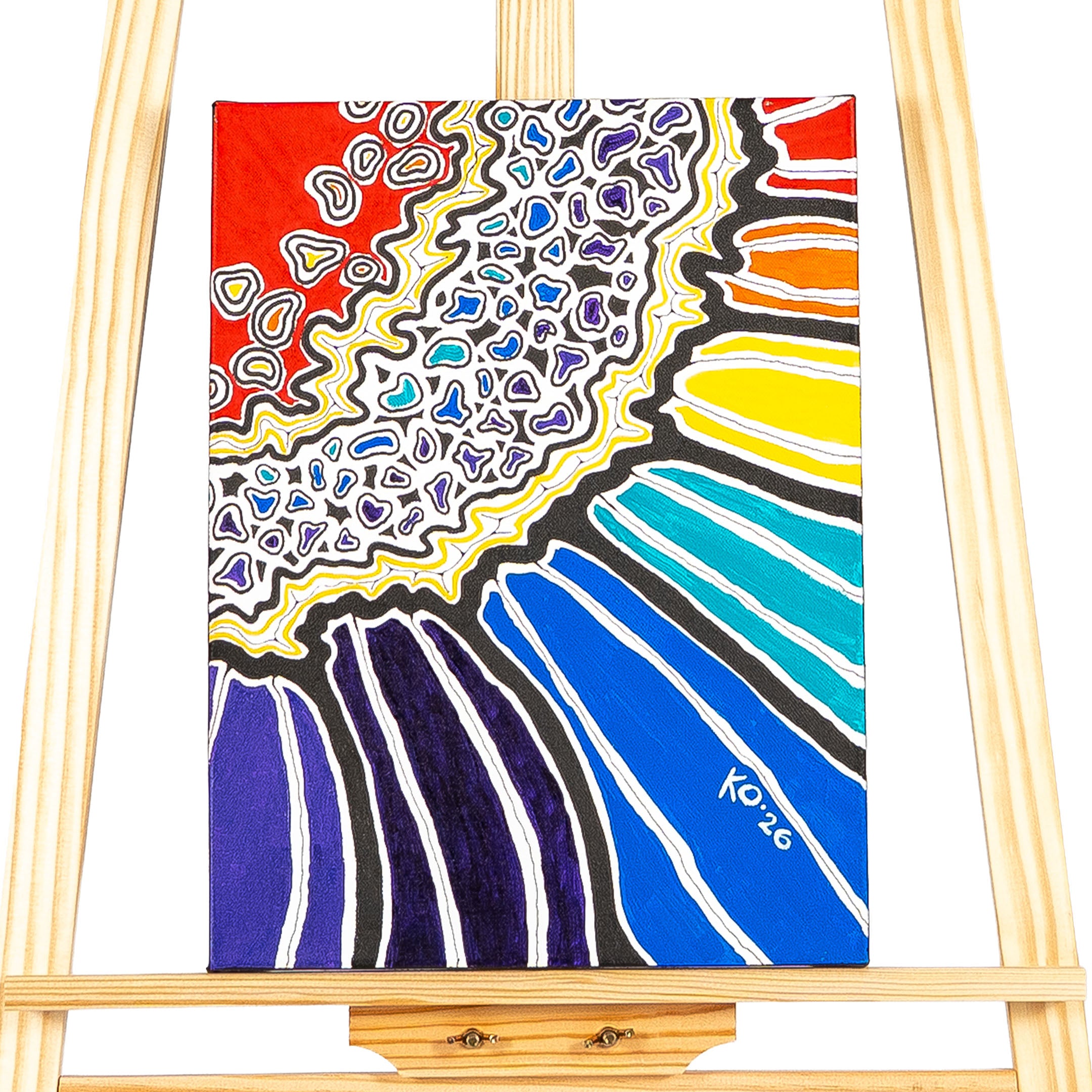 Sunflower in a Rainbow by Karen O'Neill
