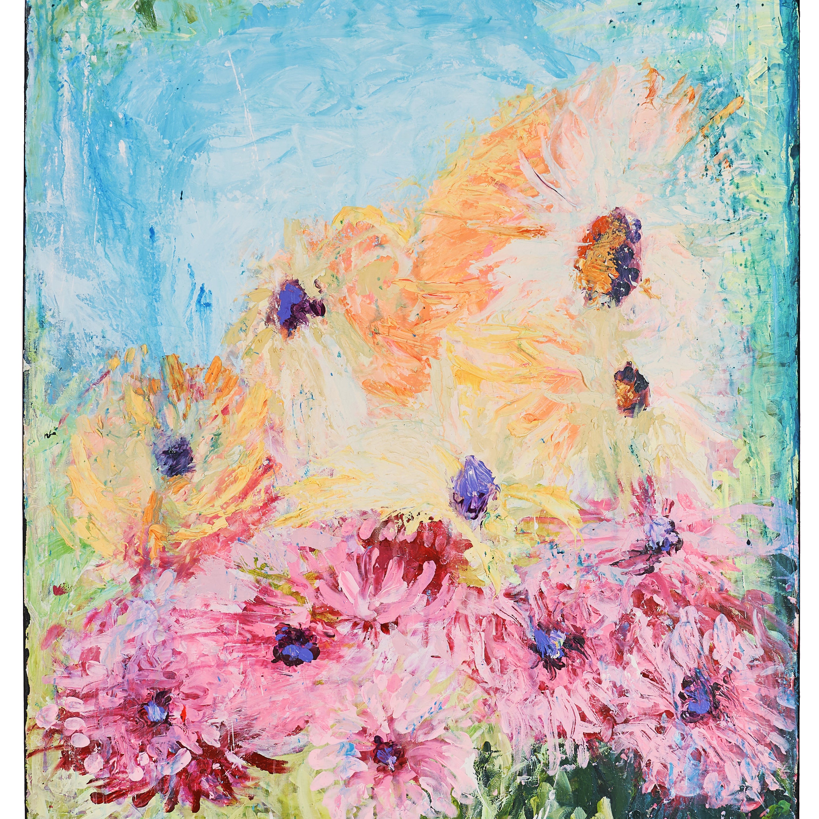 Blossoms in the Rain by Katie Rogers