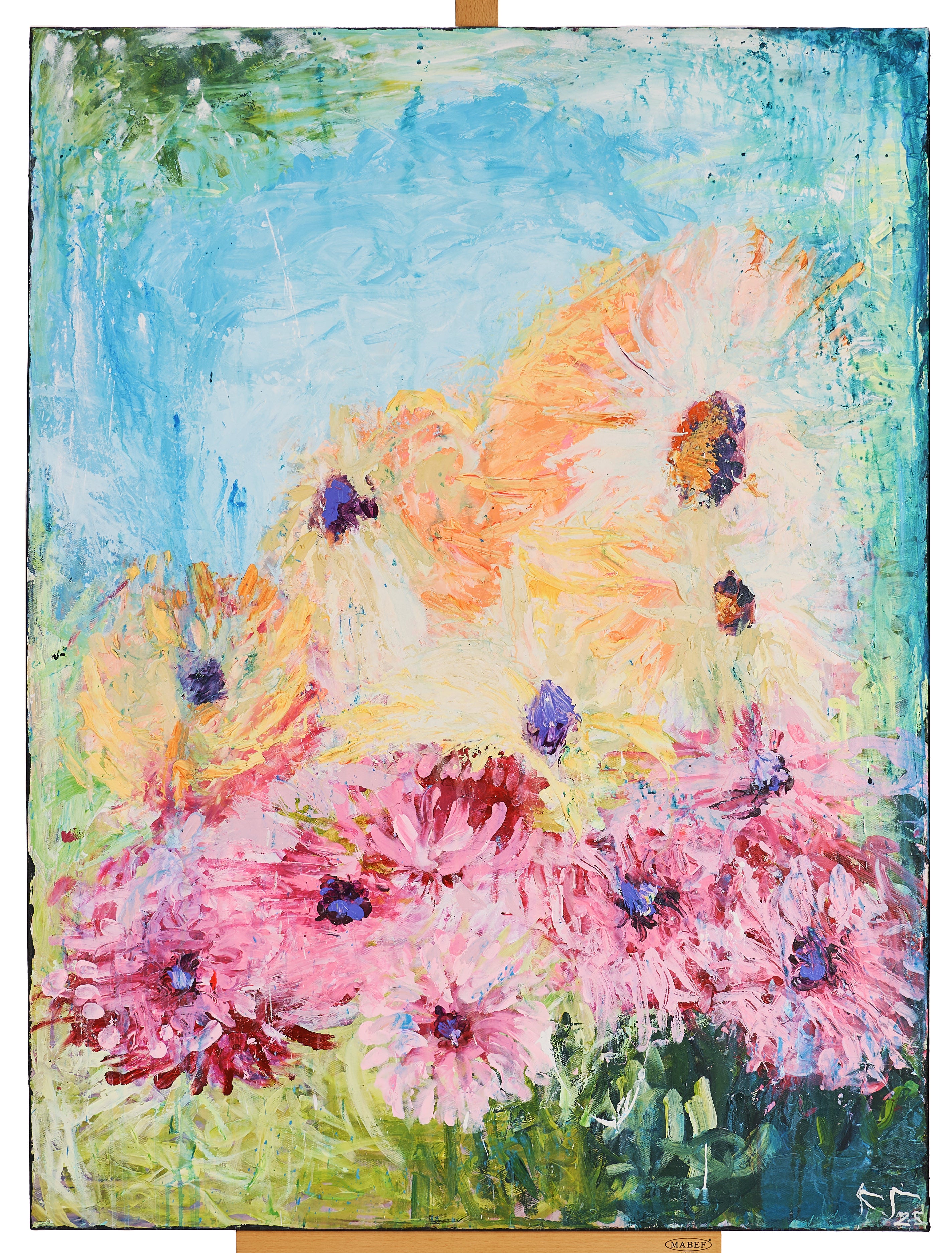 Blossoms in the Rain by Katie Rogers