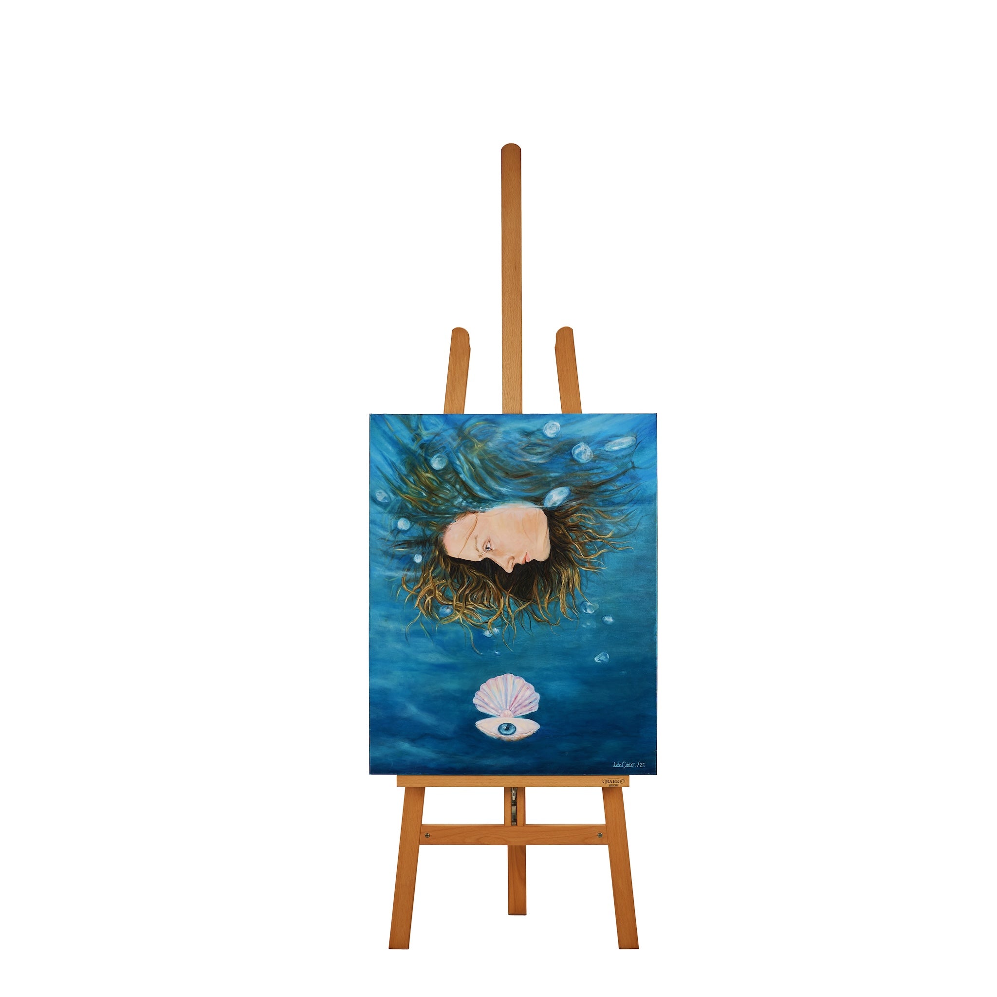 Deep Blue Reflections by Lola Cotton