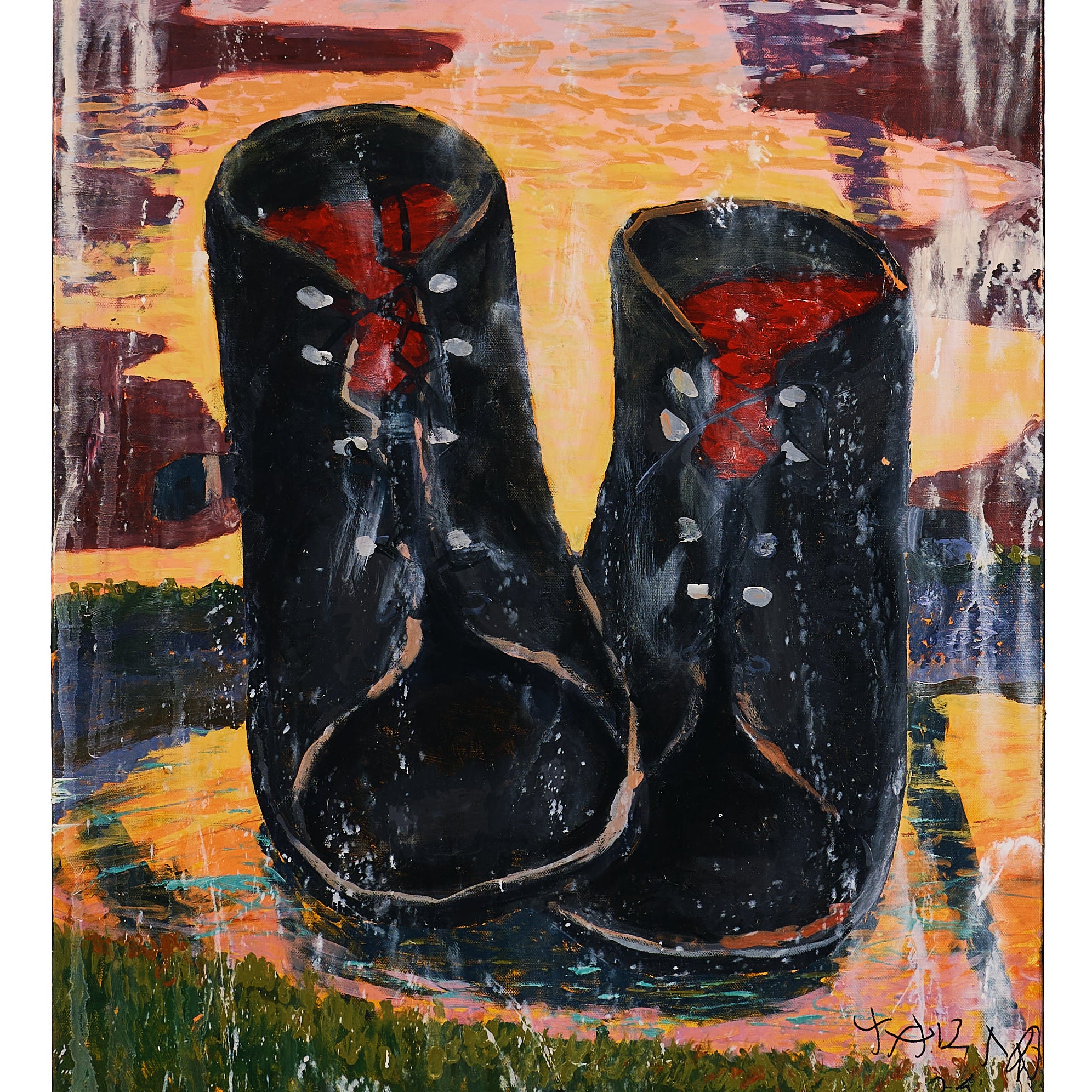 60cm x 60cm by Tarsha Tupper