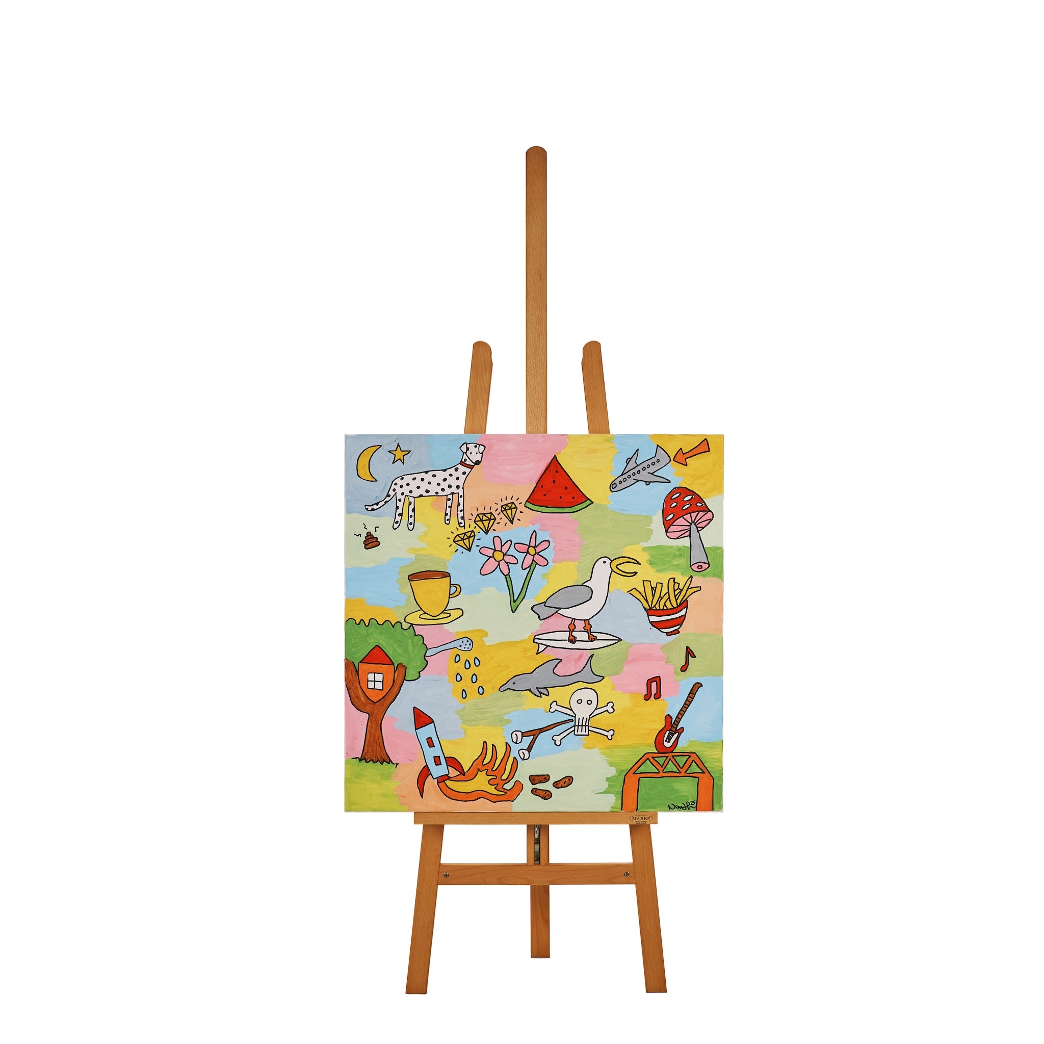 Surfing Seagull by Nina Hurr