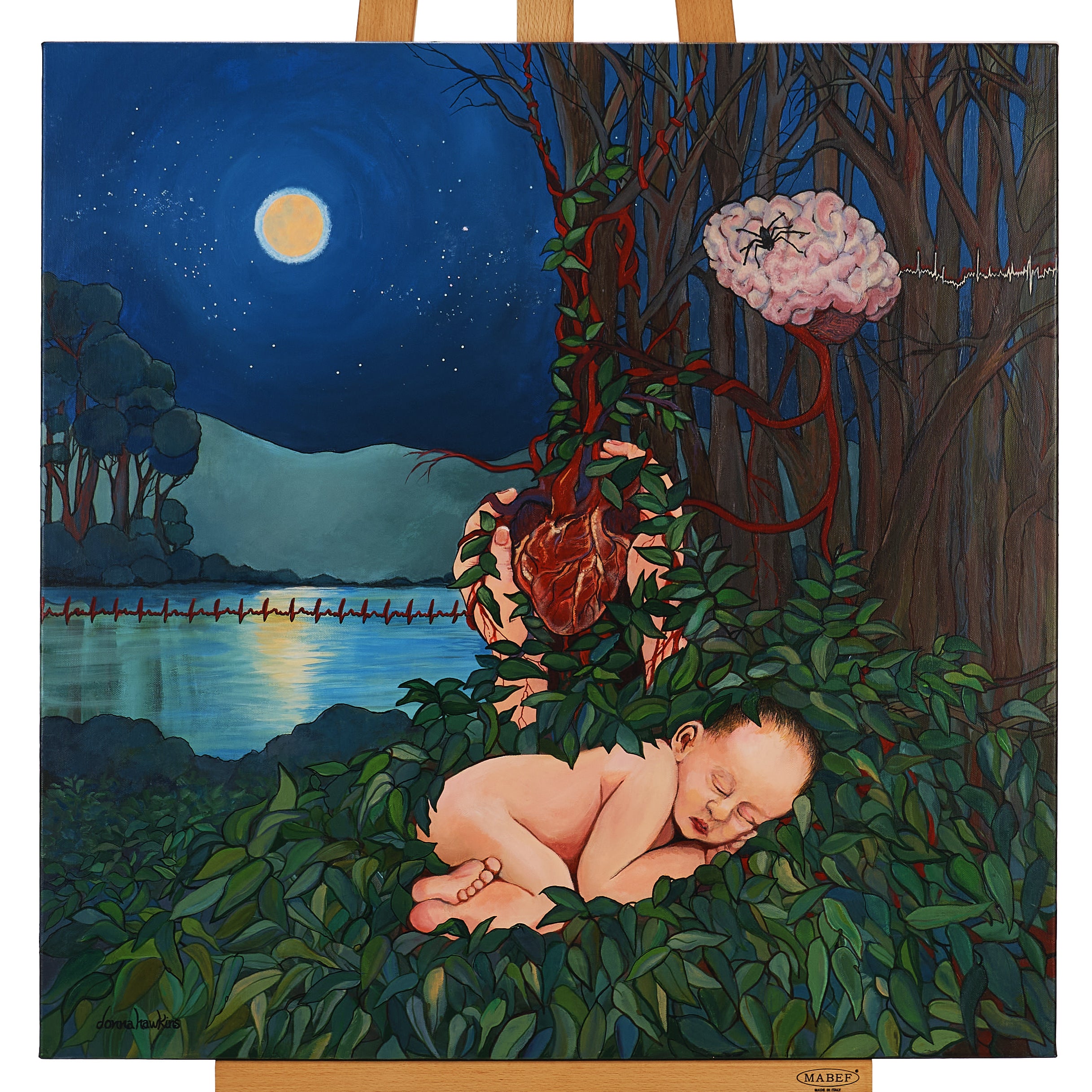 76cm x 76cm by Donna Hawkins