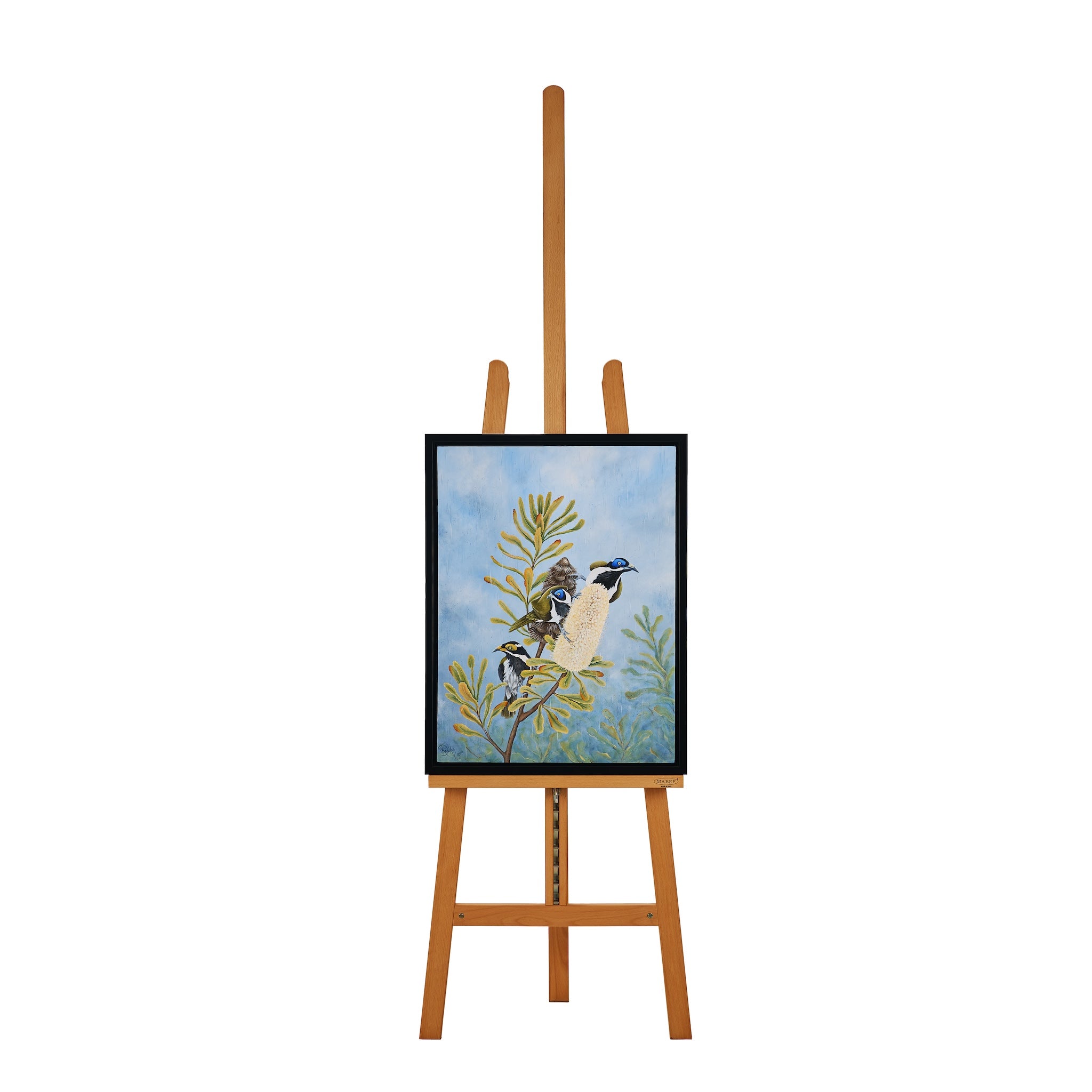 Sweet Rain (Blue-faced Honeyeaters) by Kristy-Ann Duffy