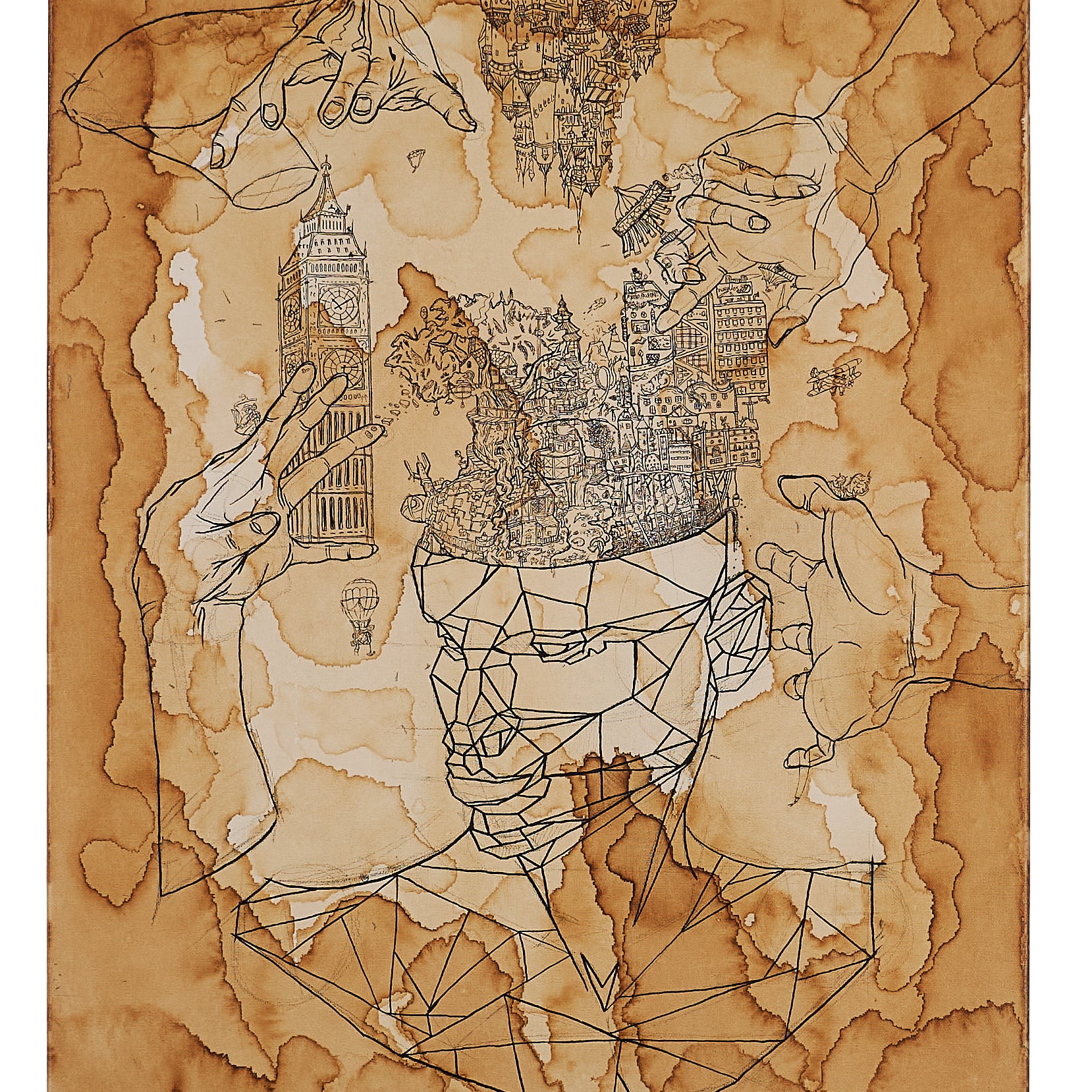 50cm x 60cm  by Tegan Geange