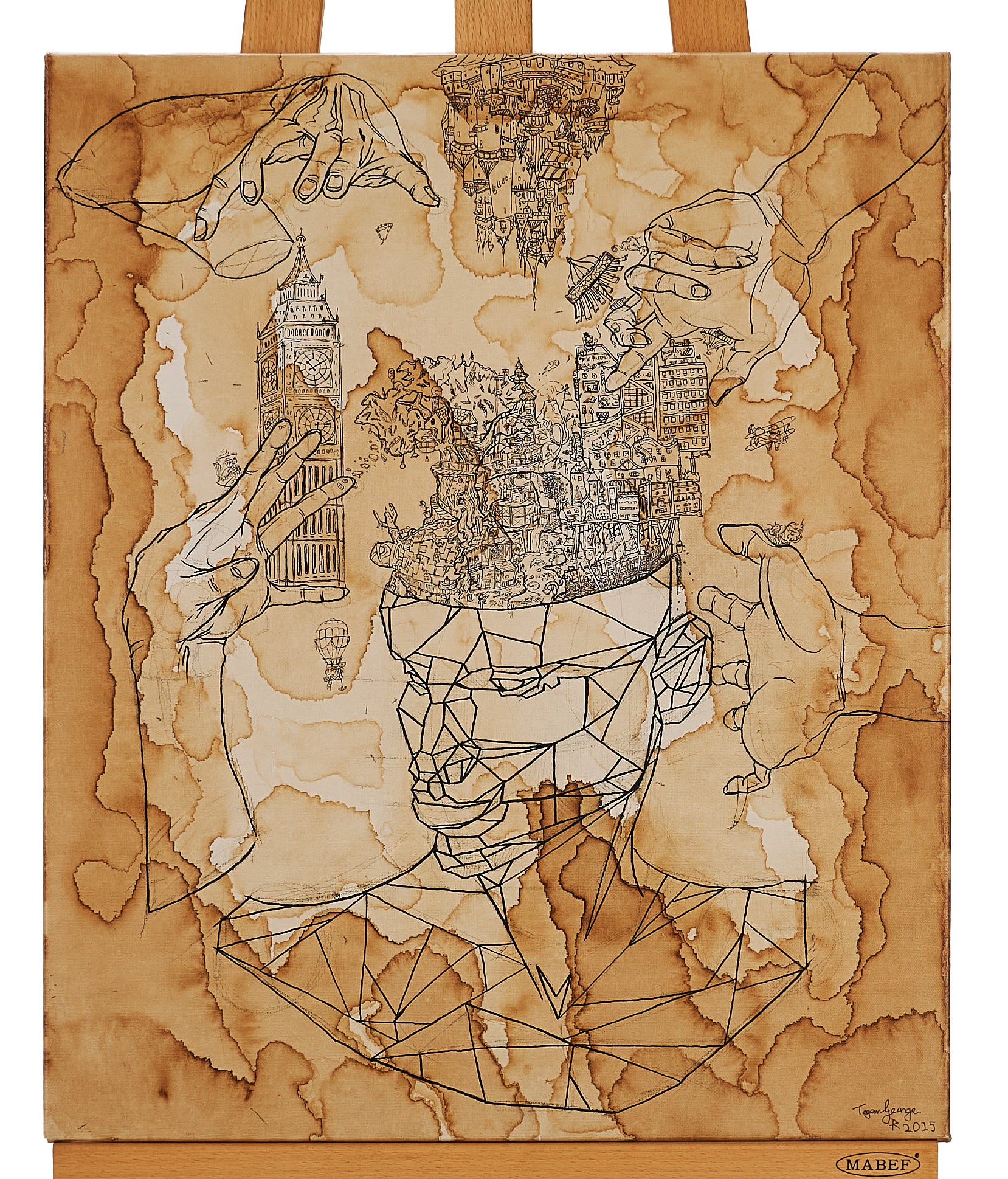 50cm x 60cm  by Tegan Geange