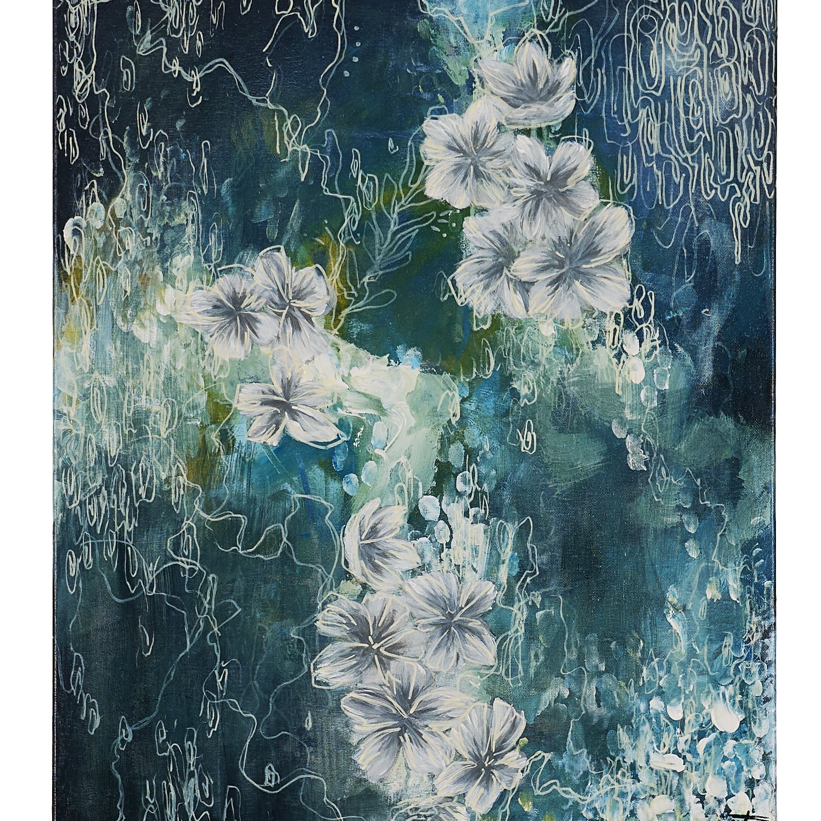 50cm x 60cm by Maxine T McCoy