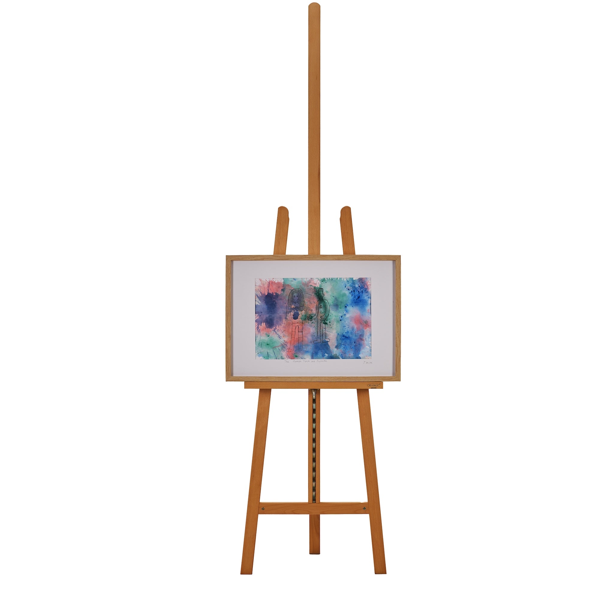 The Human Torch & Psylocke by Jack Rumley