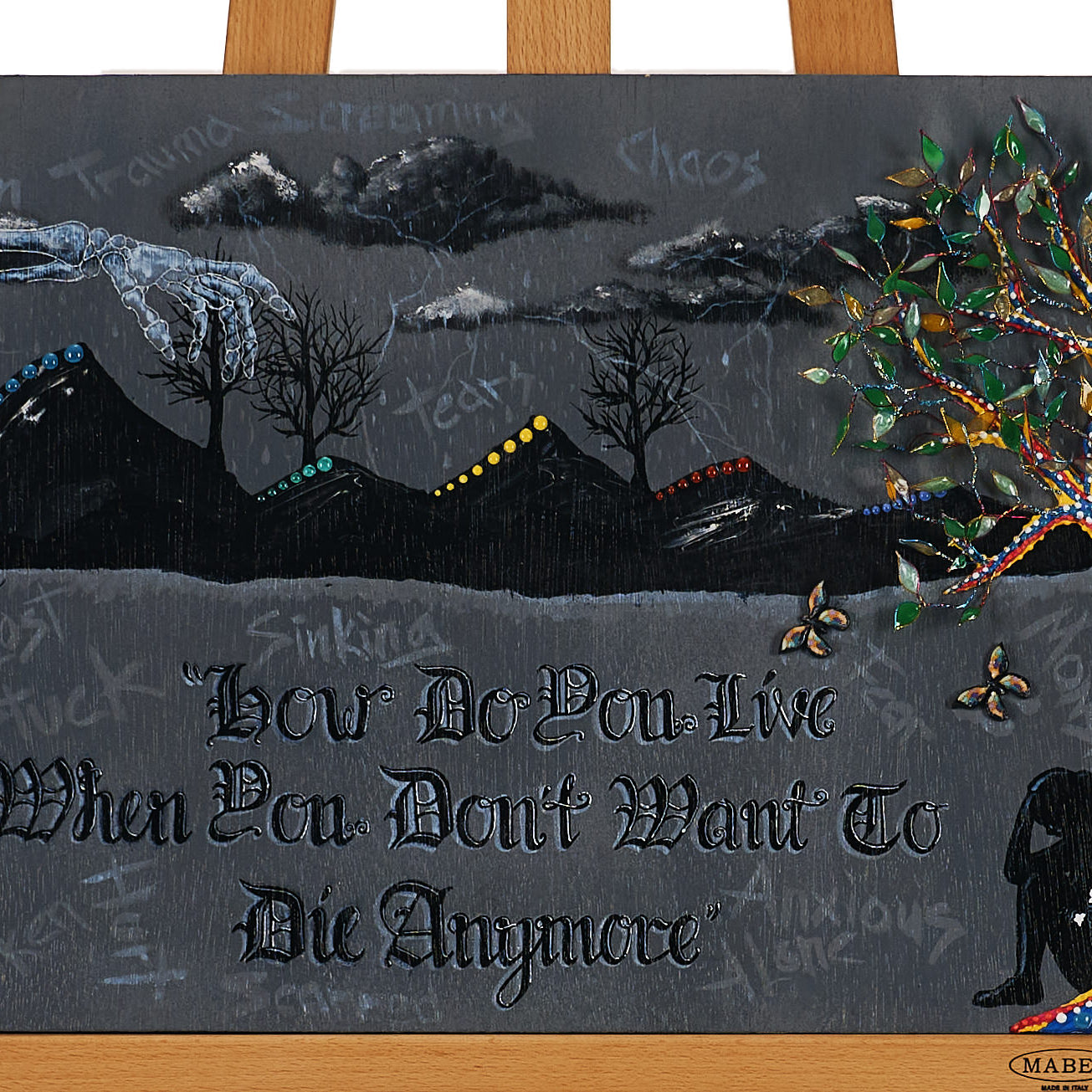 96cm x 40cm by Tragedy Anne Arts