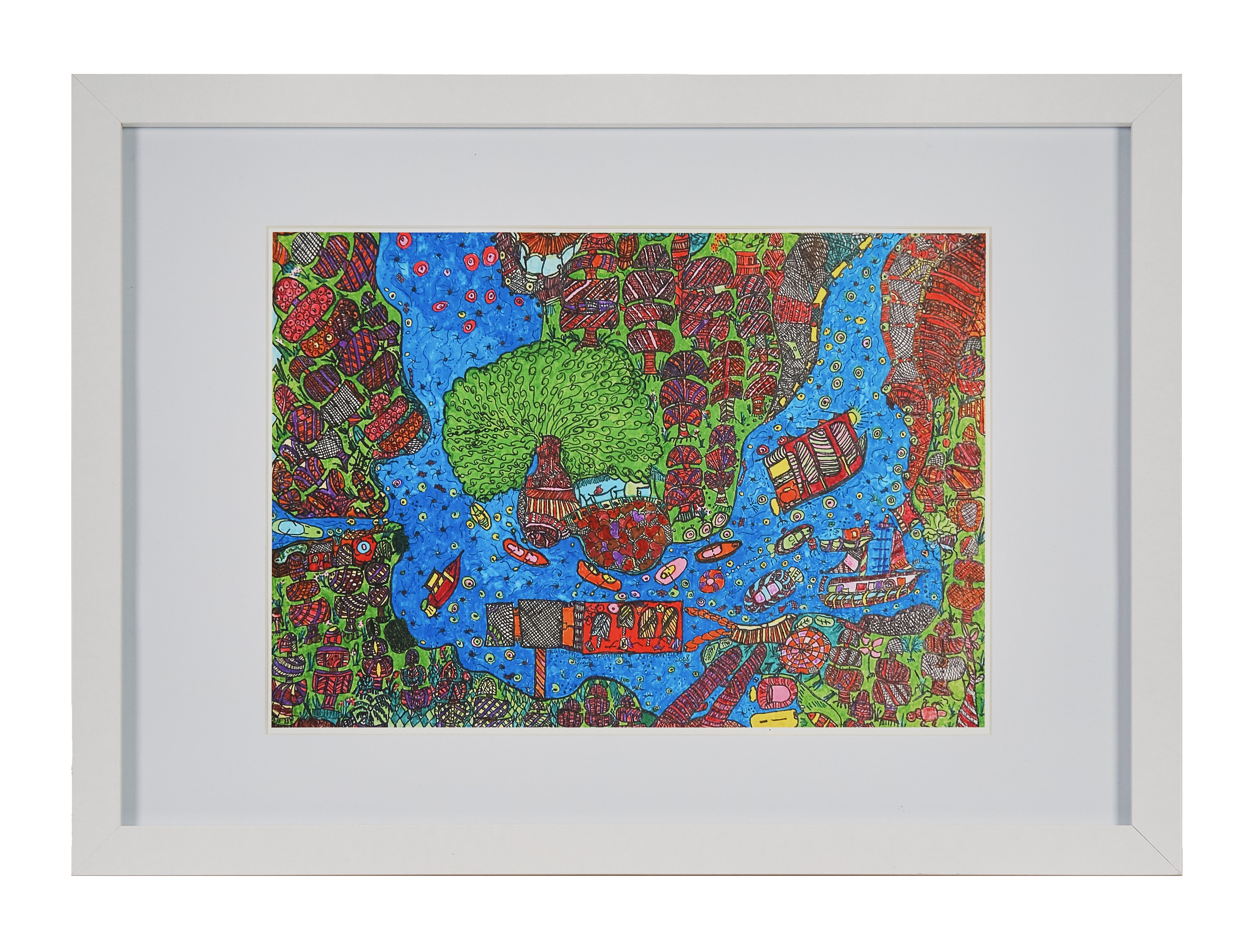 45cm x 33cm by Aunty Lavern