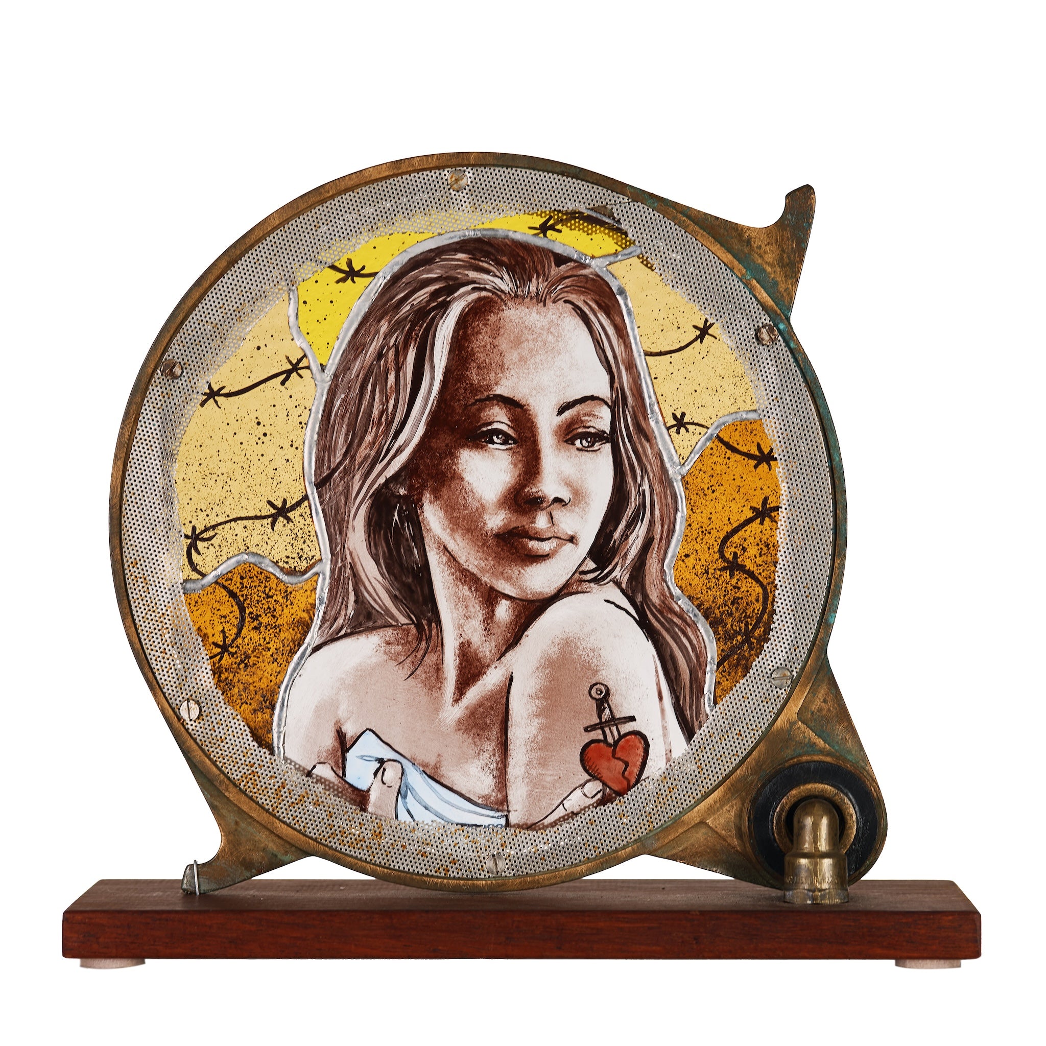 Escaping the confines  by Lucille Van Lighten