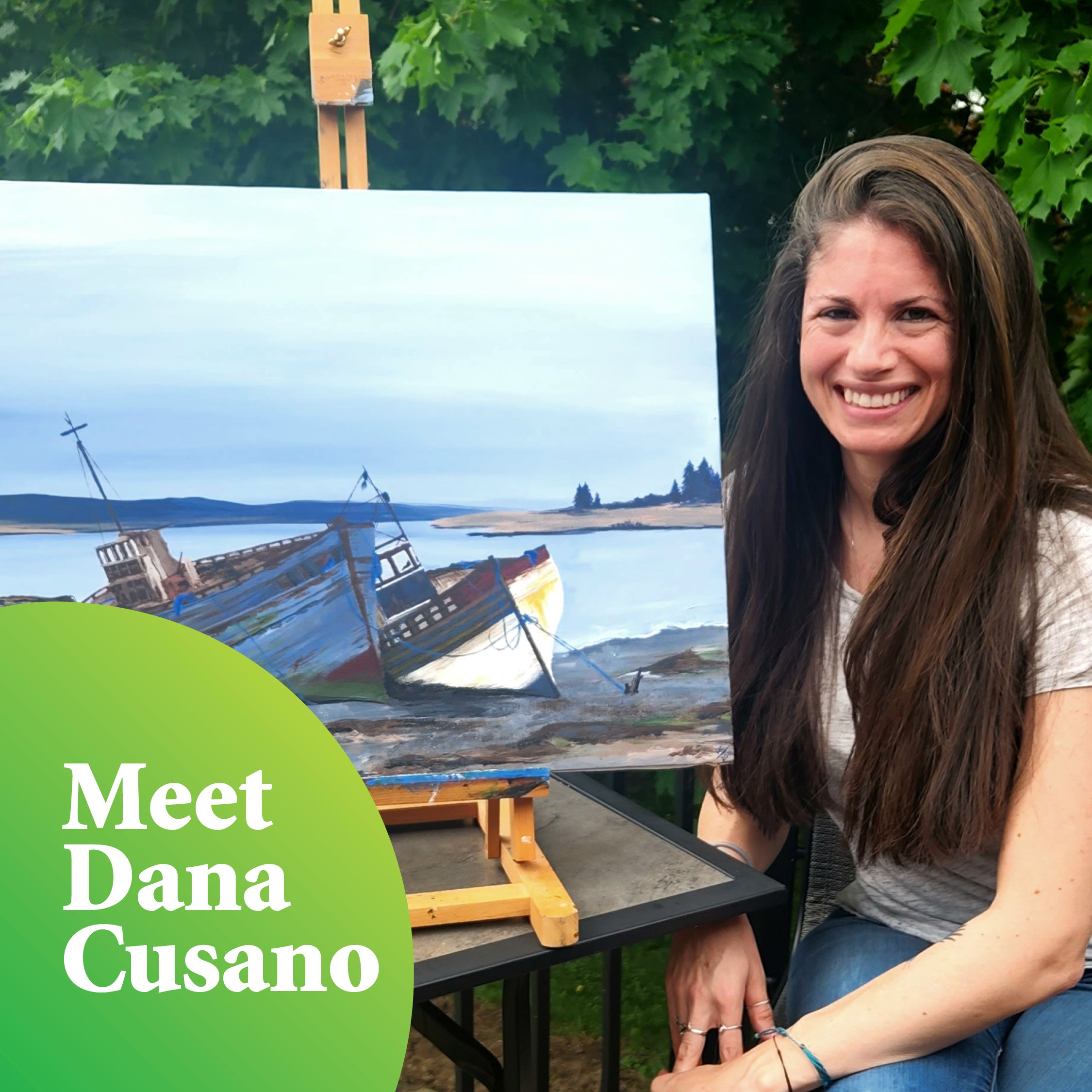 This is artist, Dana Cusano.