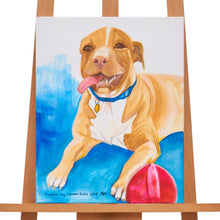 Load image into Gallery viewer, Freddie the American Staffy by Lauren Sims
