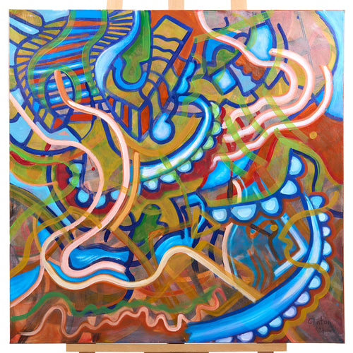 92cm x 92cm by Clinton Jacobs