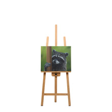 Load image into Gallery viewer, Hesitation - Raccoon by Kerry Beazleigh Art
