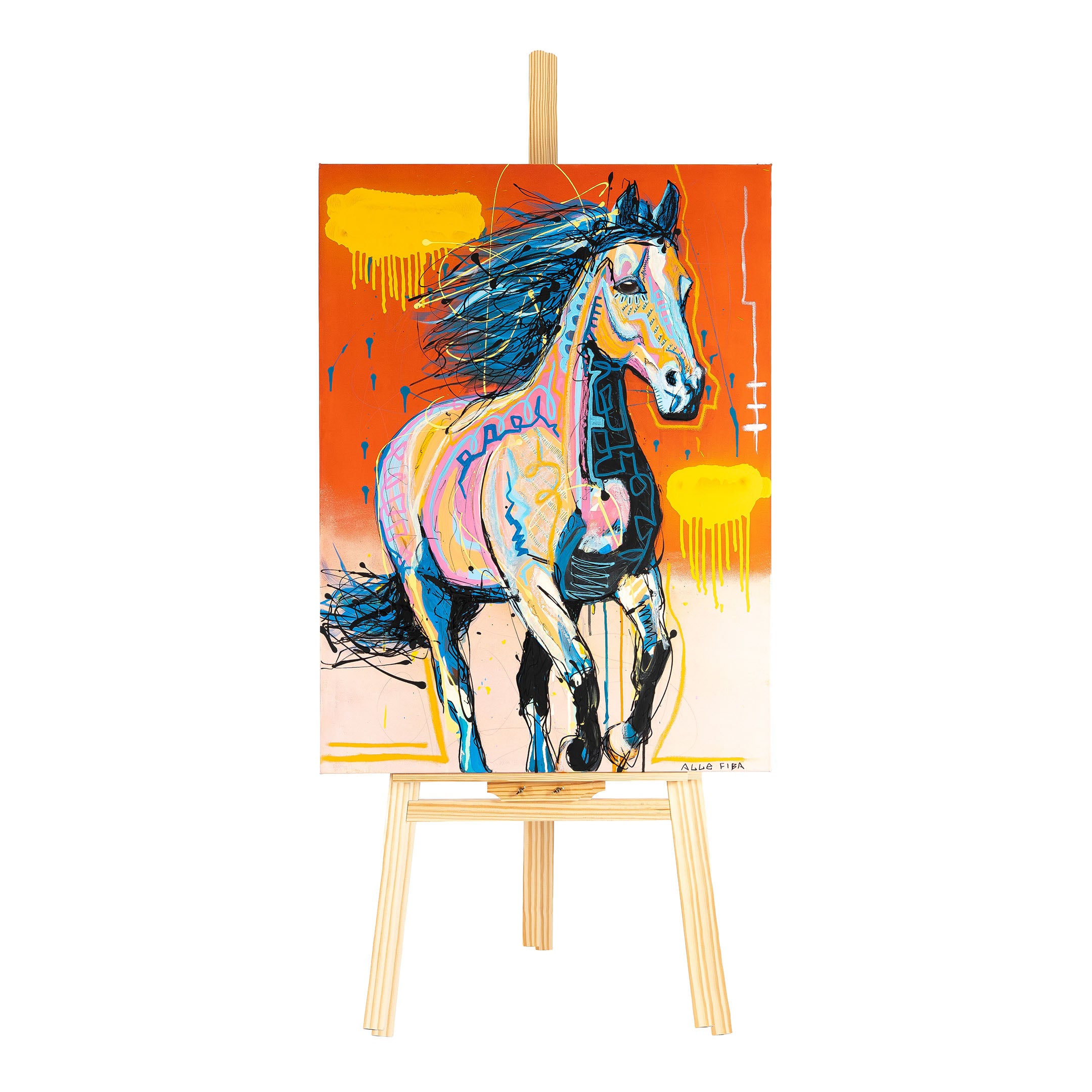 76cm x 102cm by Alle Fiba
