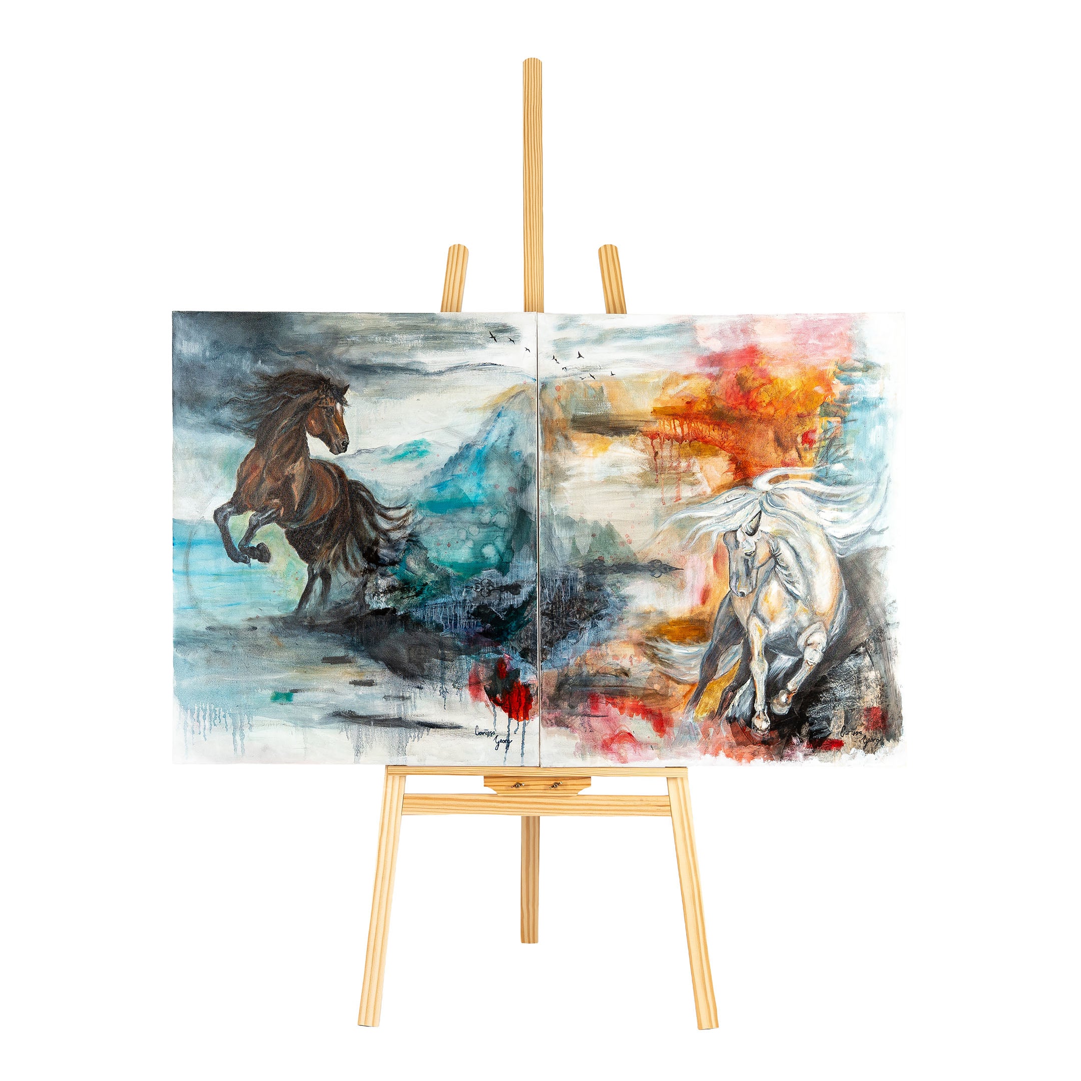 102cm x 76cm by Carissa George Art