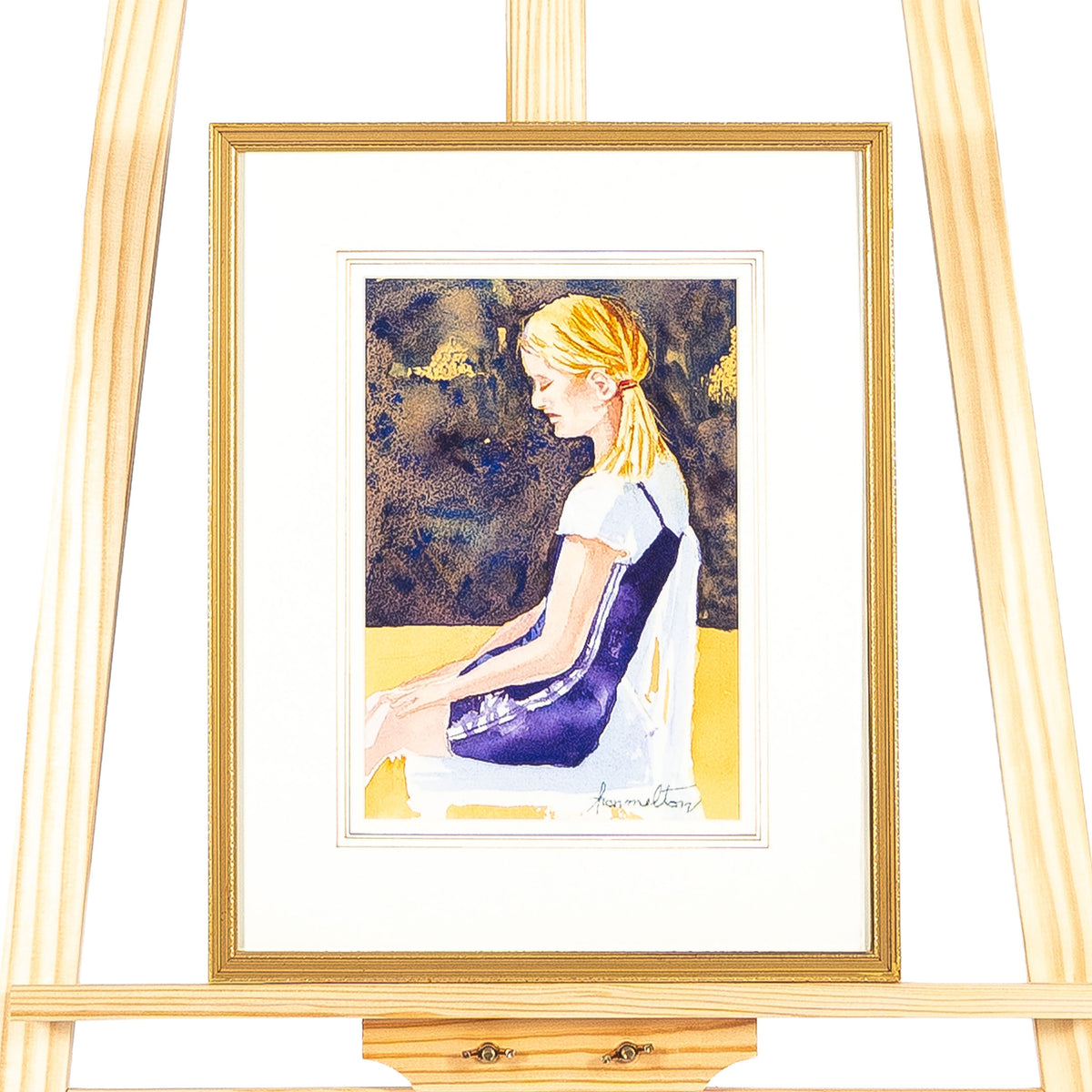 Girl Seated by Fran Melton