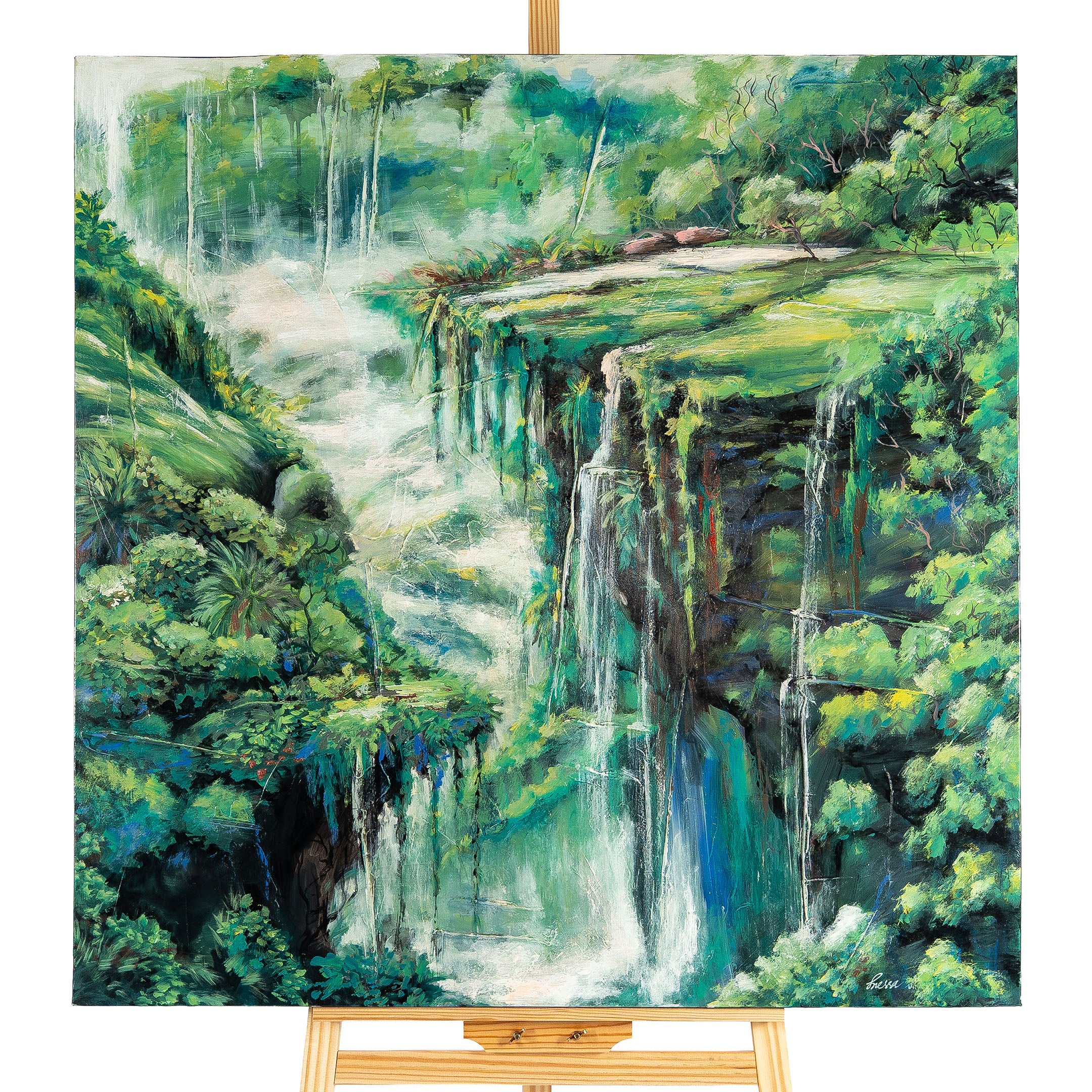 Misty Falls of Greenhaven by Inessa Ivascanin