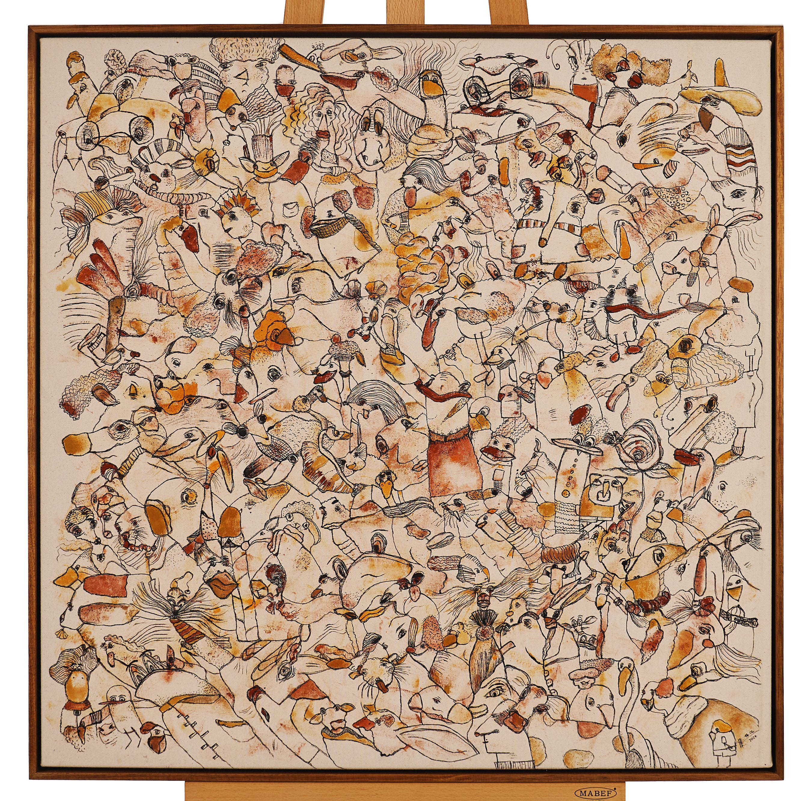 85cm x 85cm by Thicia Luiza