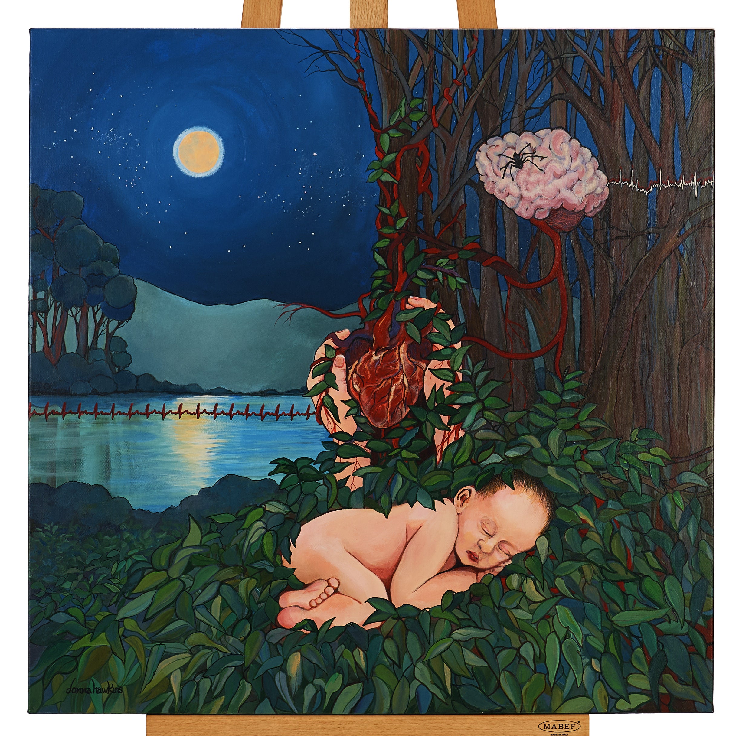 76cm x 76cm by Donna Hawkins