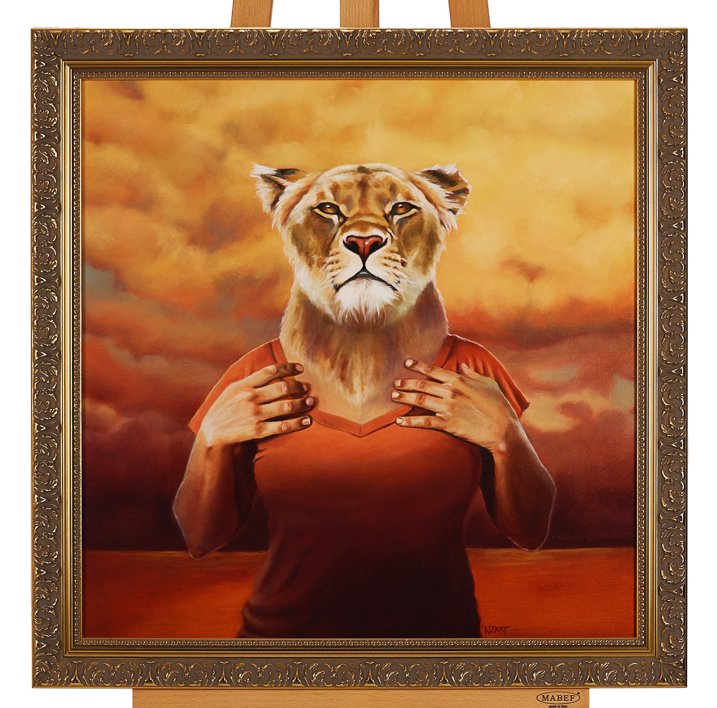 72cm x 72cm by Natasha Zraikat
