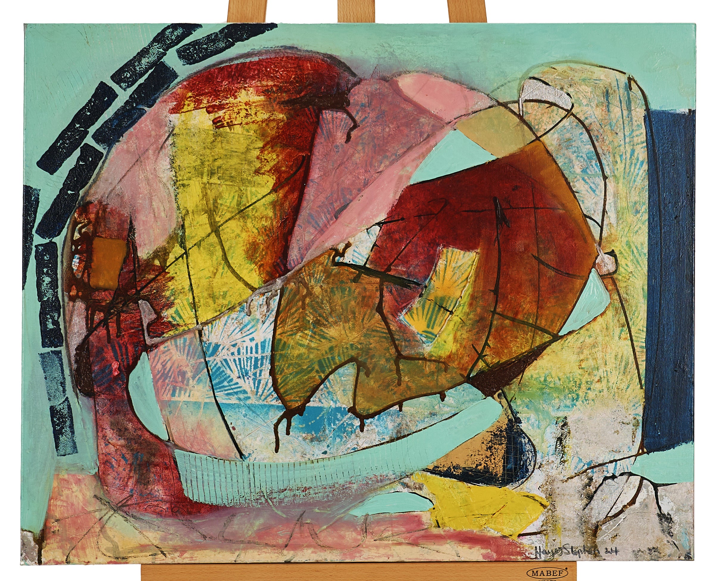 76cm x 61cm by Hayes Stephen