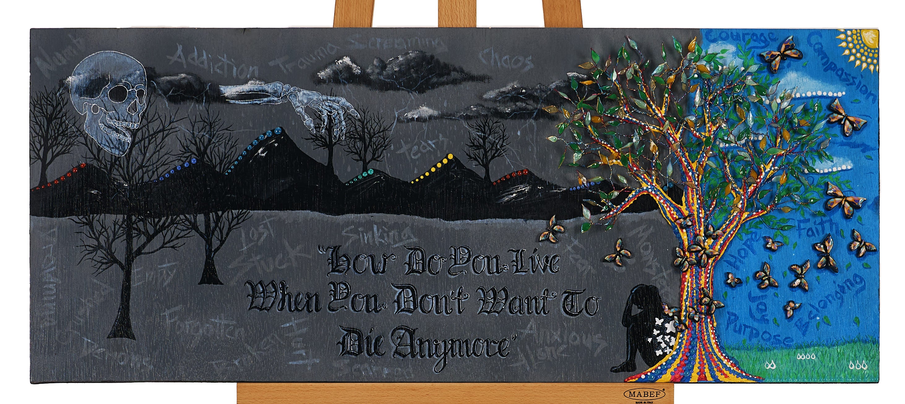 96cm x 40cm by Tragedy Anne Arts