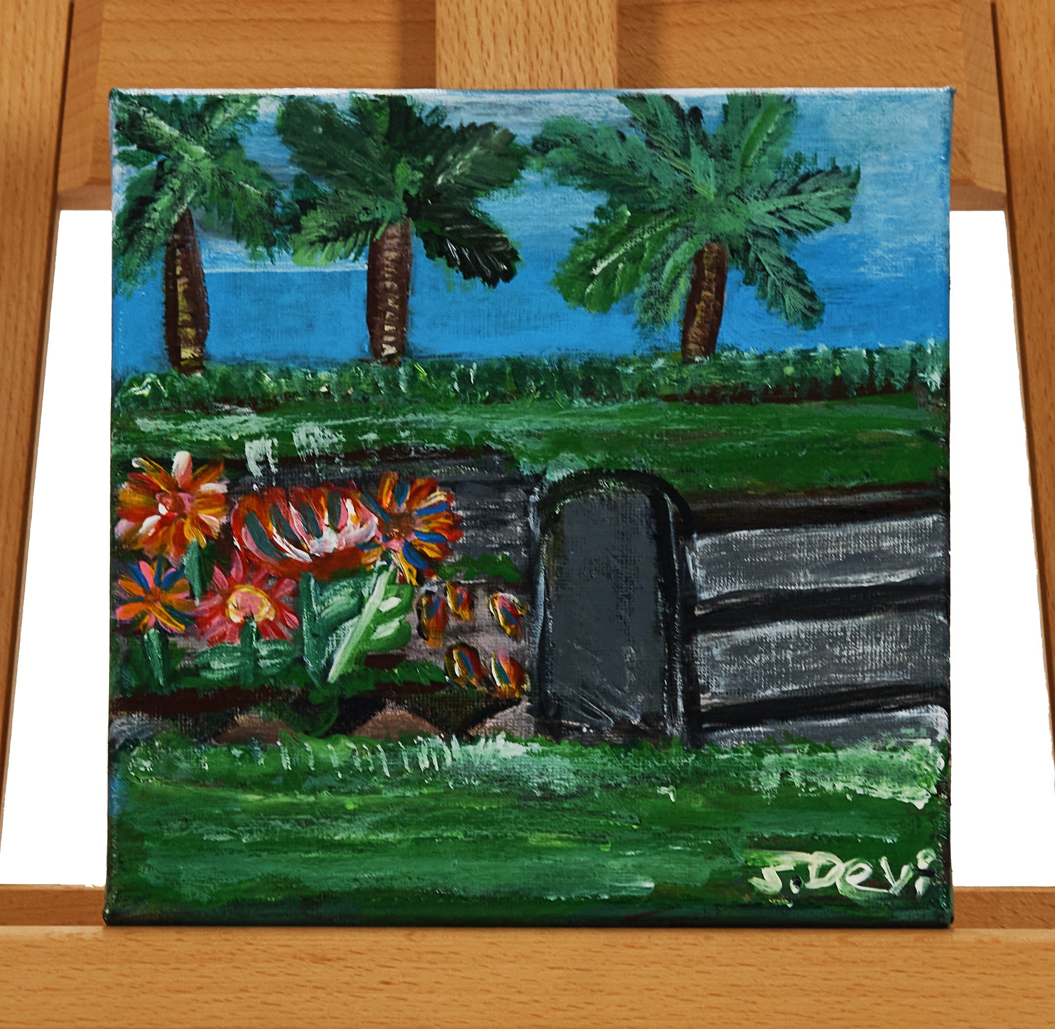 20cm x 20cm by Jan Devi