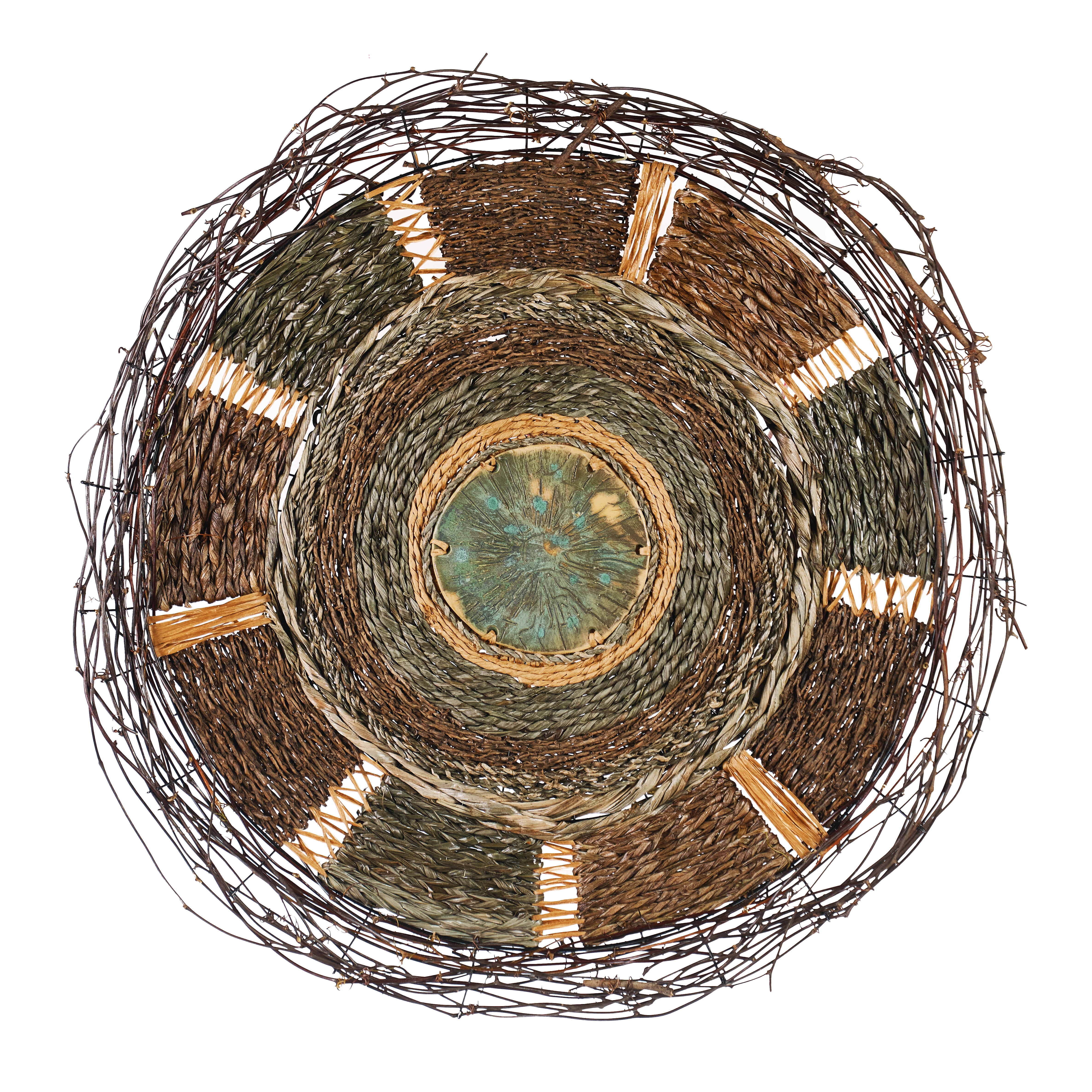 Tondo "Fragile yet Strong" by Judith Wolski